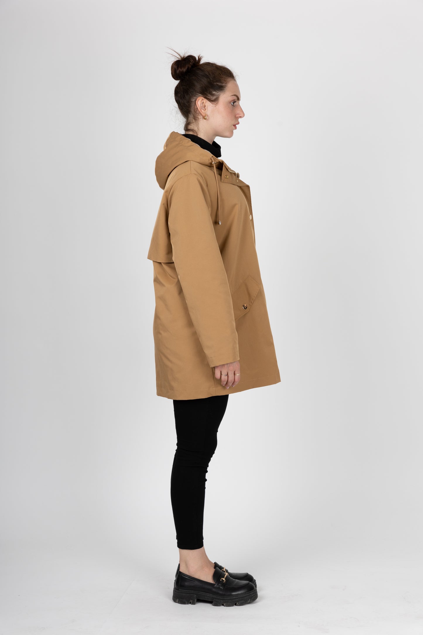 PARKA MI-LONGUE A CAPUCHE