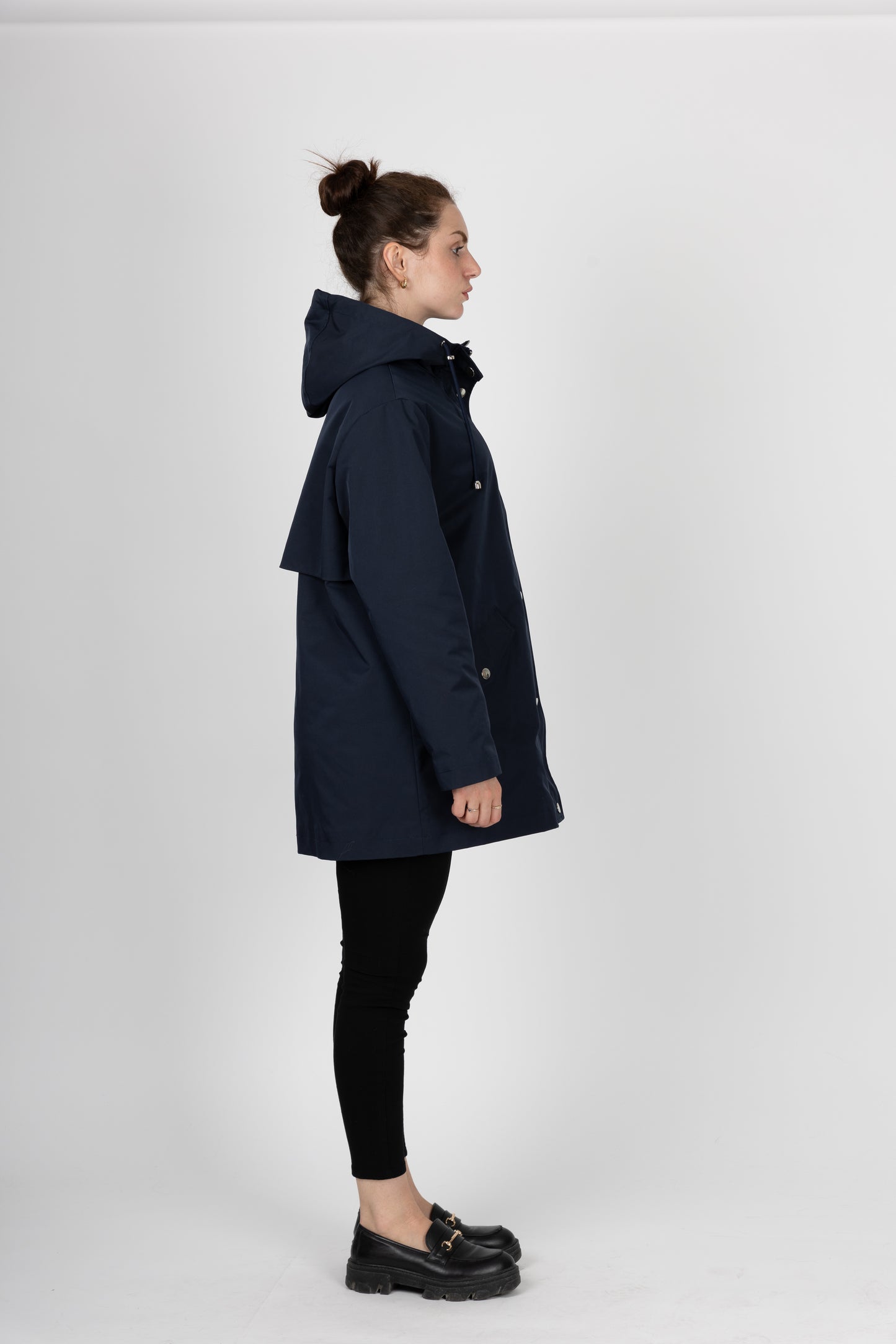 PARKA MI-LONGUE A CAPUCHE