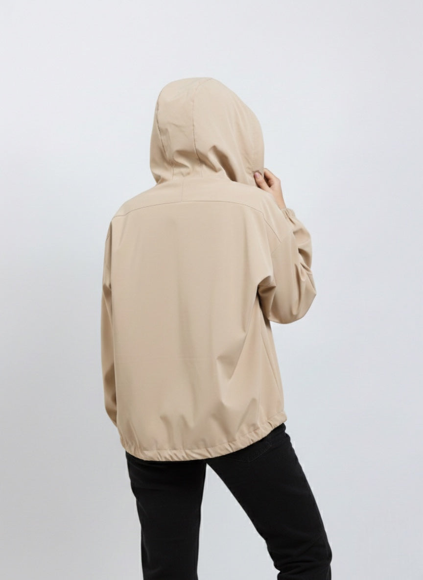 PARKA DE PLUIE À MOTIF RAYURES