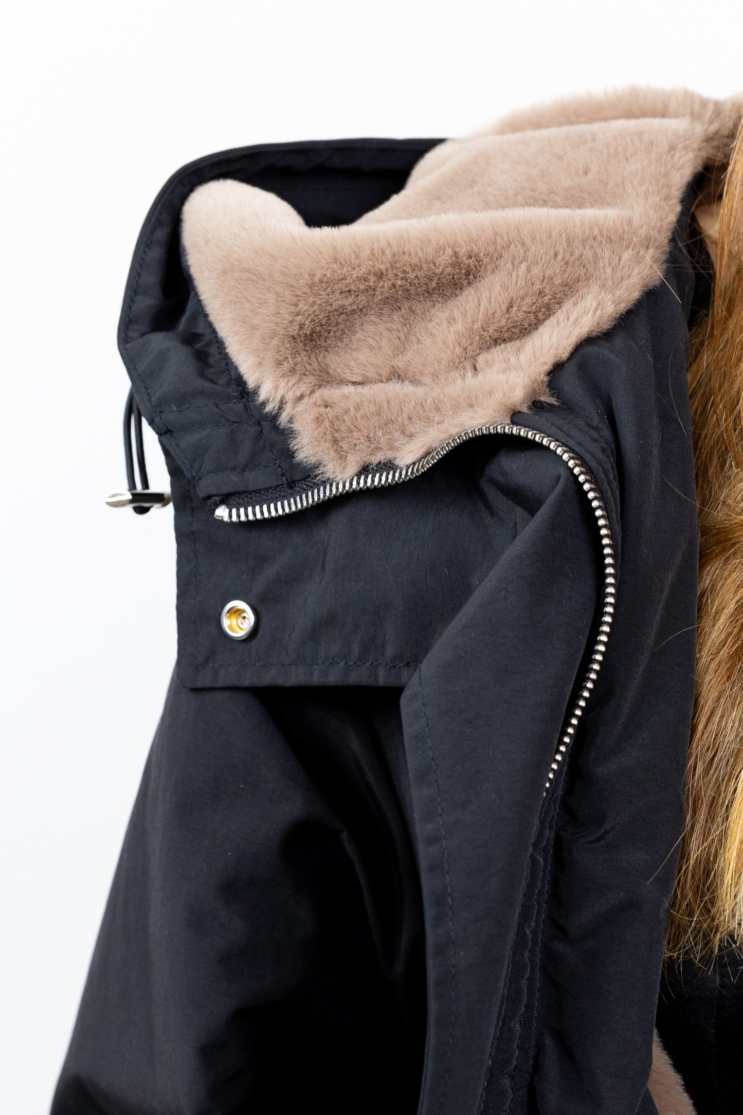 PARKA À CAPUCHE INTÉRIEUR FAUSSE FOURRURE