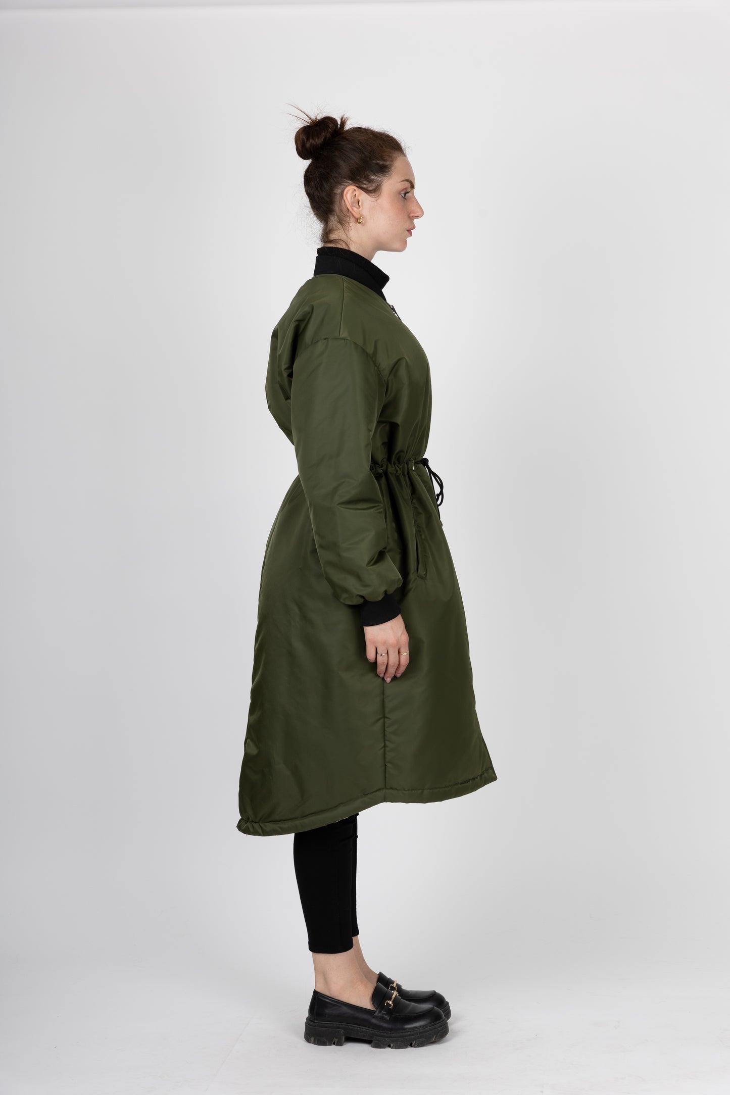 PARKA BOMBER LONG RÉVERSIBLE INTÉRIEUR LÉOPARD