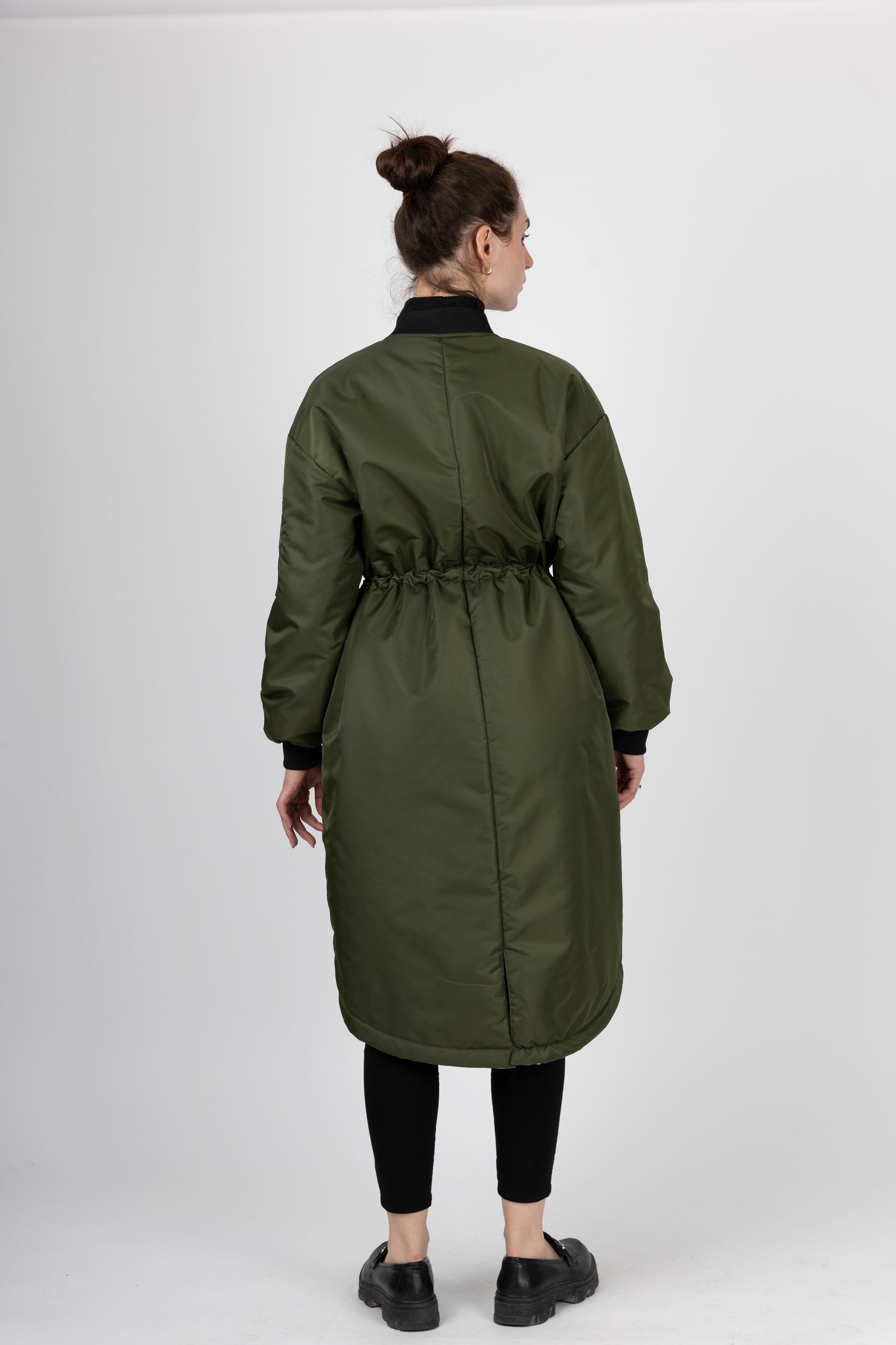 PARKA BOMBER LONG RÉVERSIBLE INTÉRIEUR LÉOPARD
