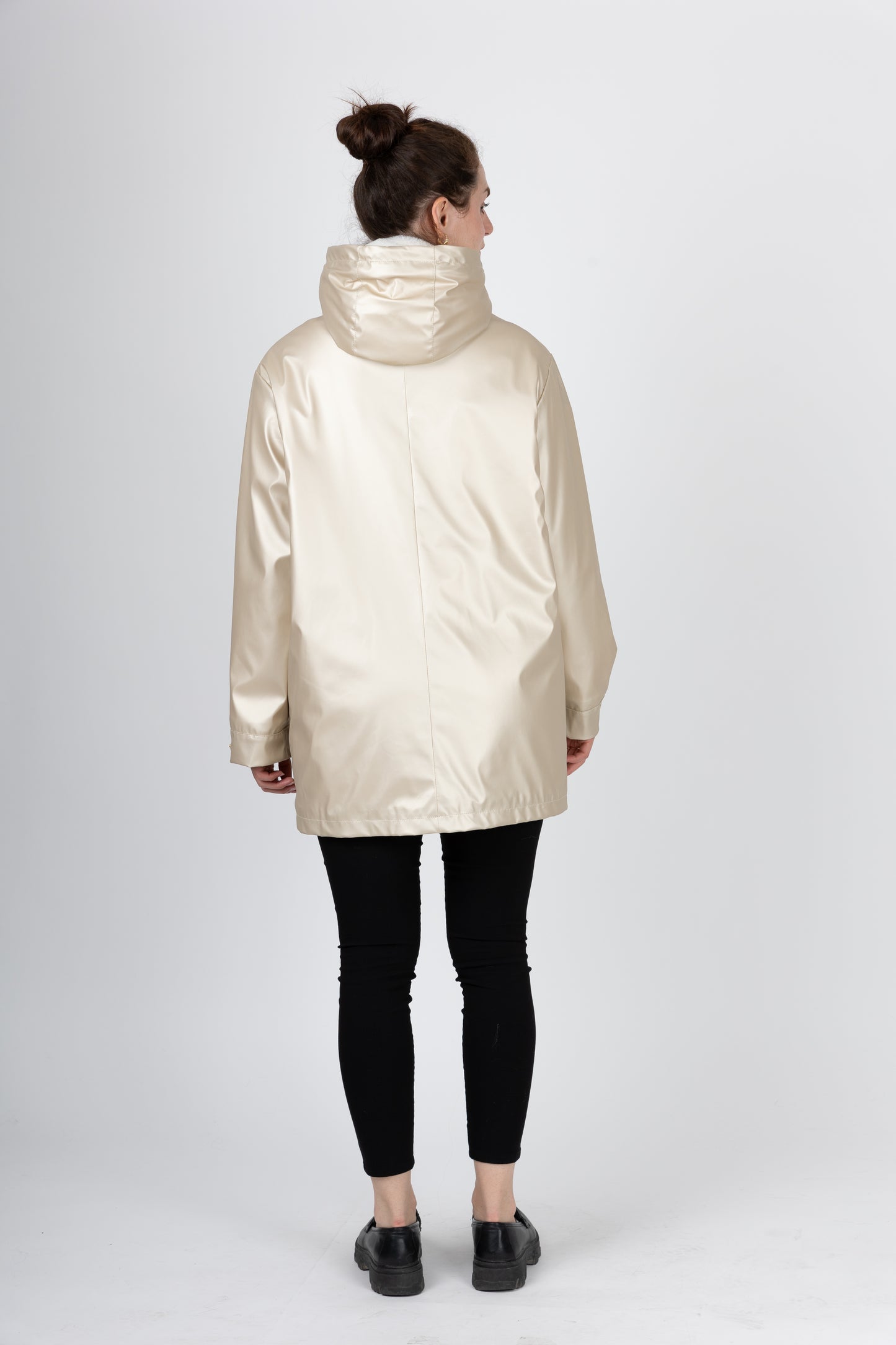 PARKA IMPERMÉABLE A CAPUCHE INTÉRIEUR FAUSSE FOURRURE