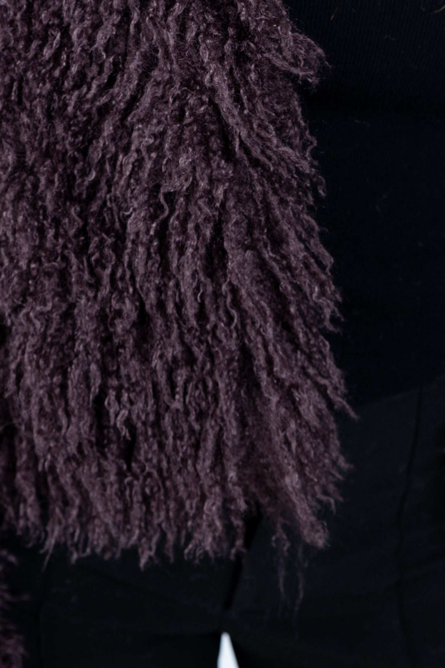 SHORT FAUX FUR SHEEP COAT