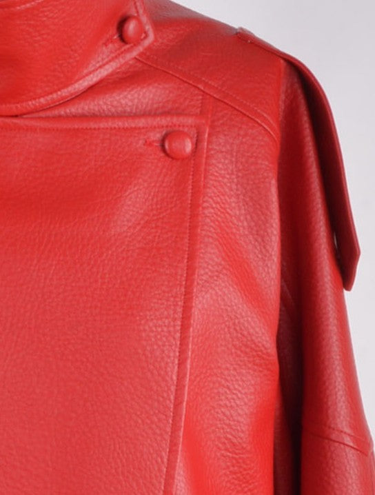 Faux Leather Biker Jacket