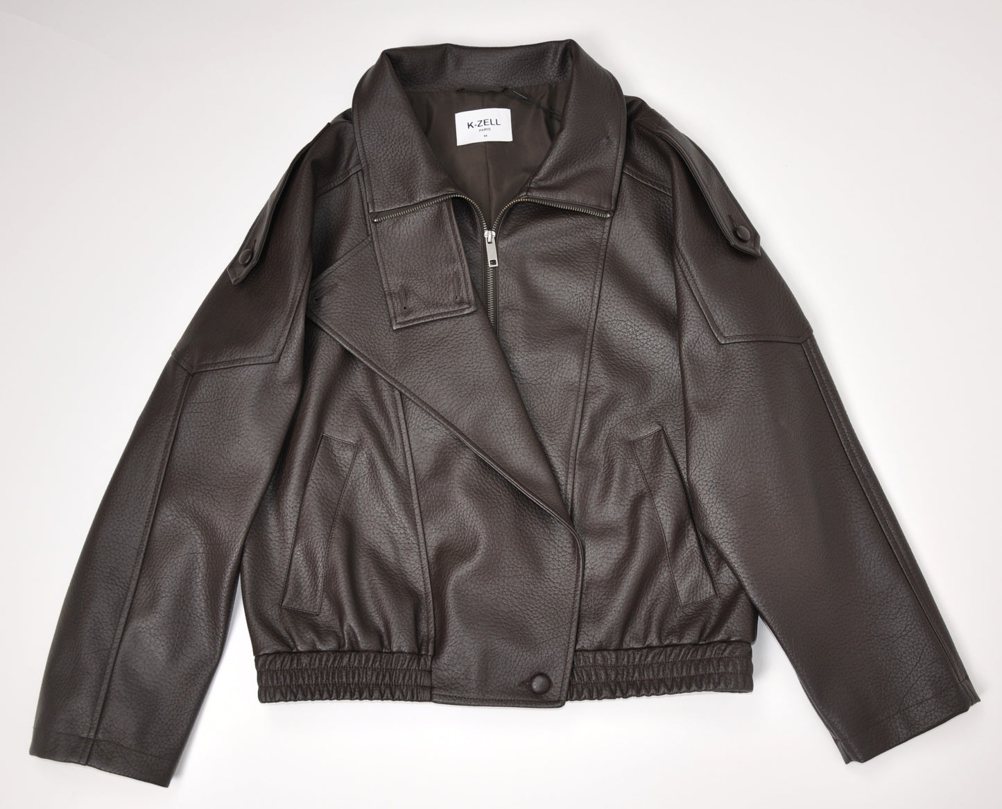 BLOUSON MOTARD EN SIMILICUIR