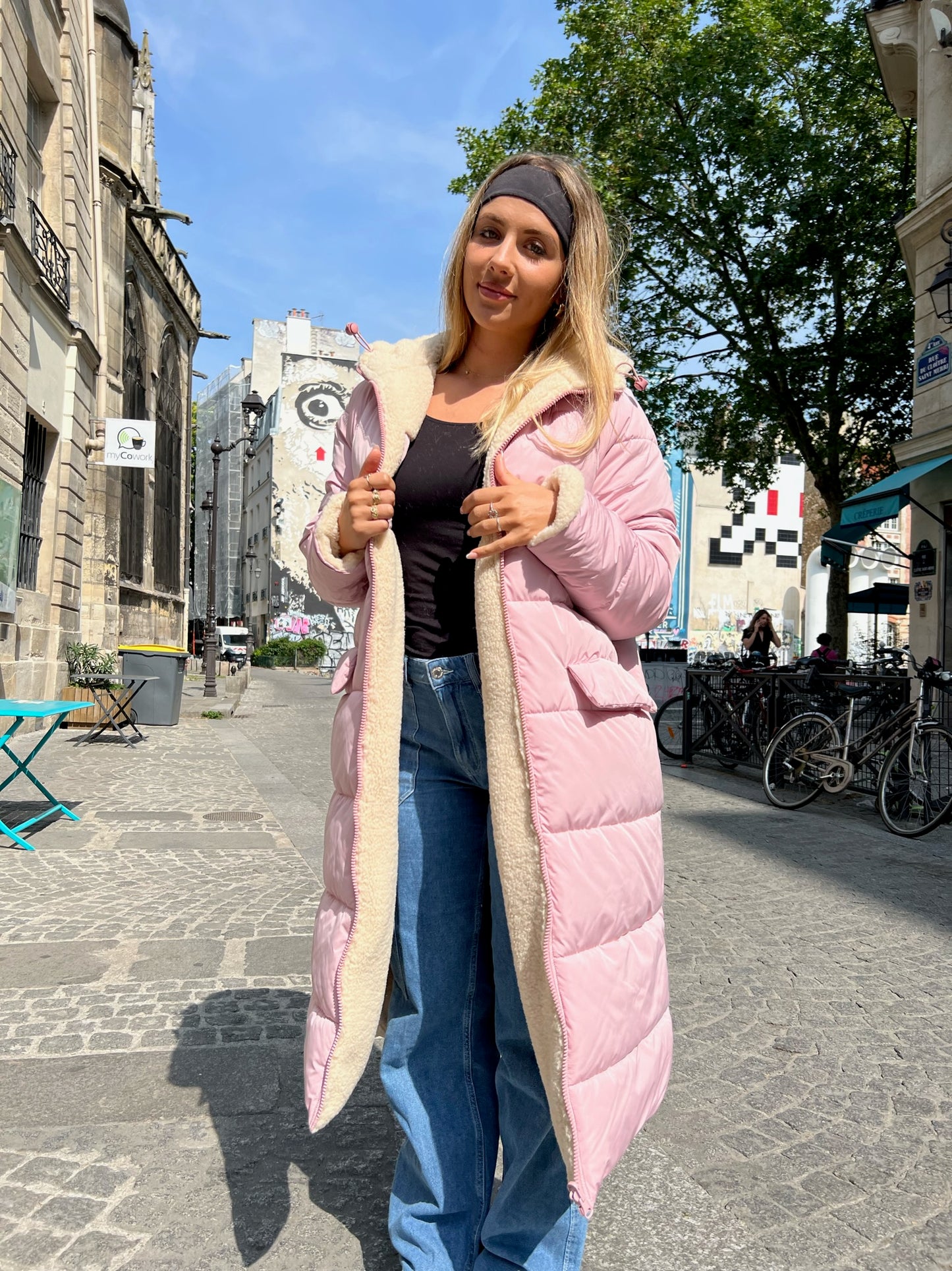 DOUDOUNE LONGUE REVERSIBLE