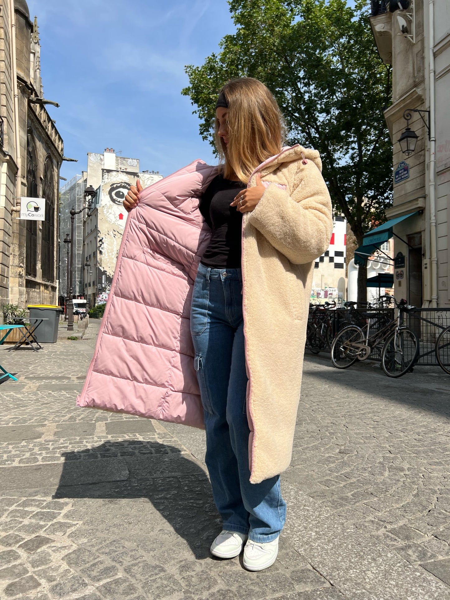 DOUDOUNE LONGUE REVERSIBLE