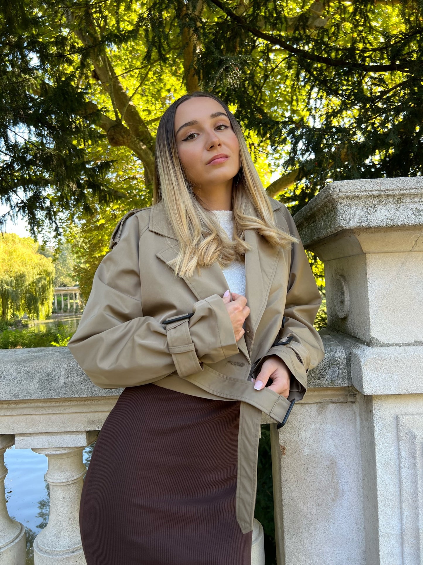 Mini Trench coat oversize
