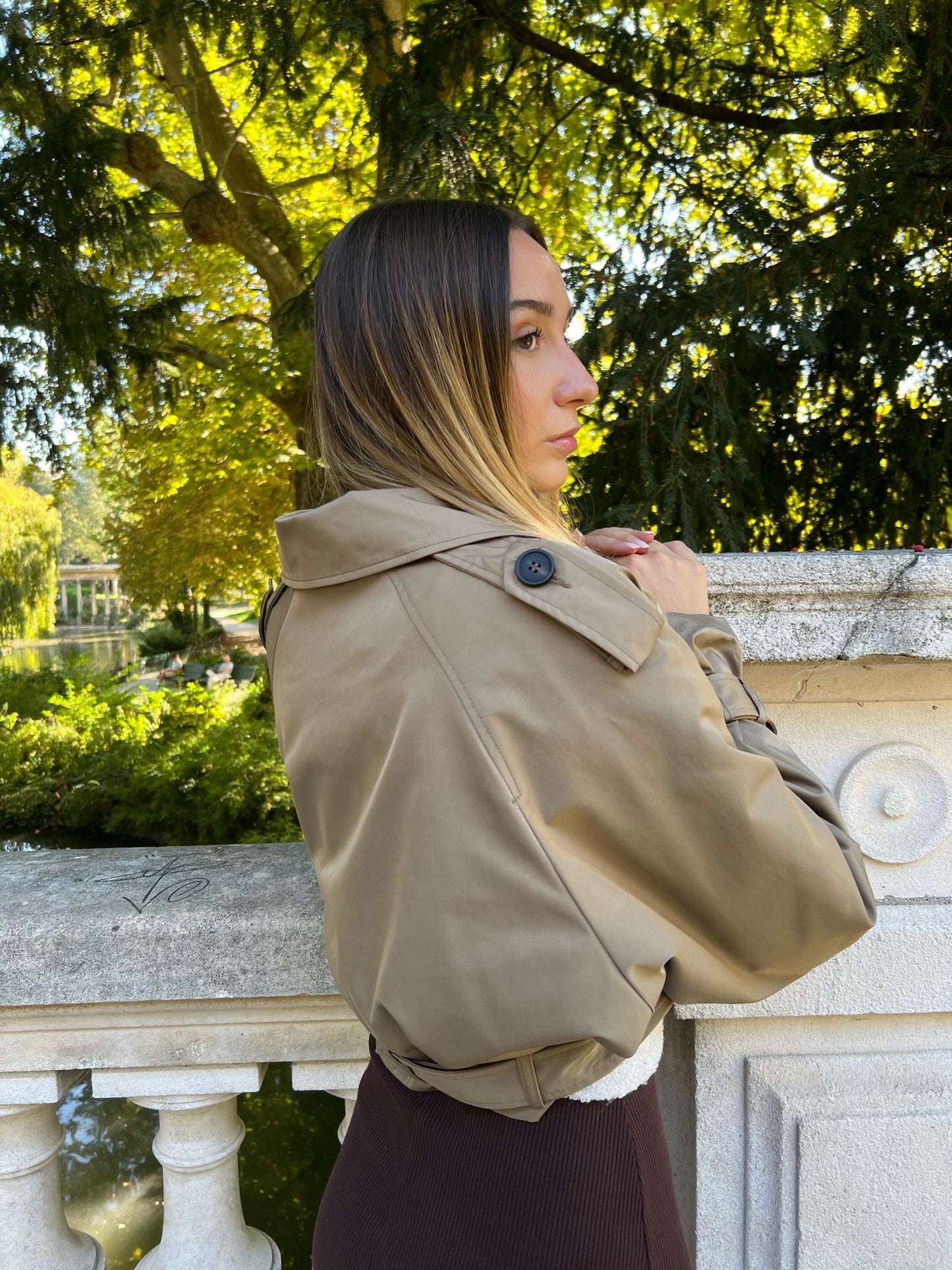 Mini Trench coat oversize