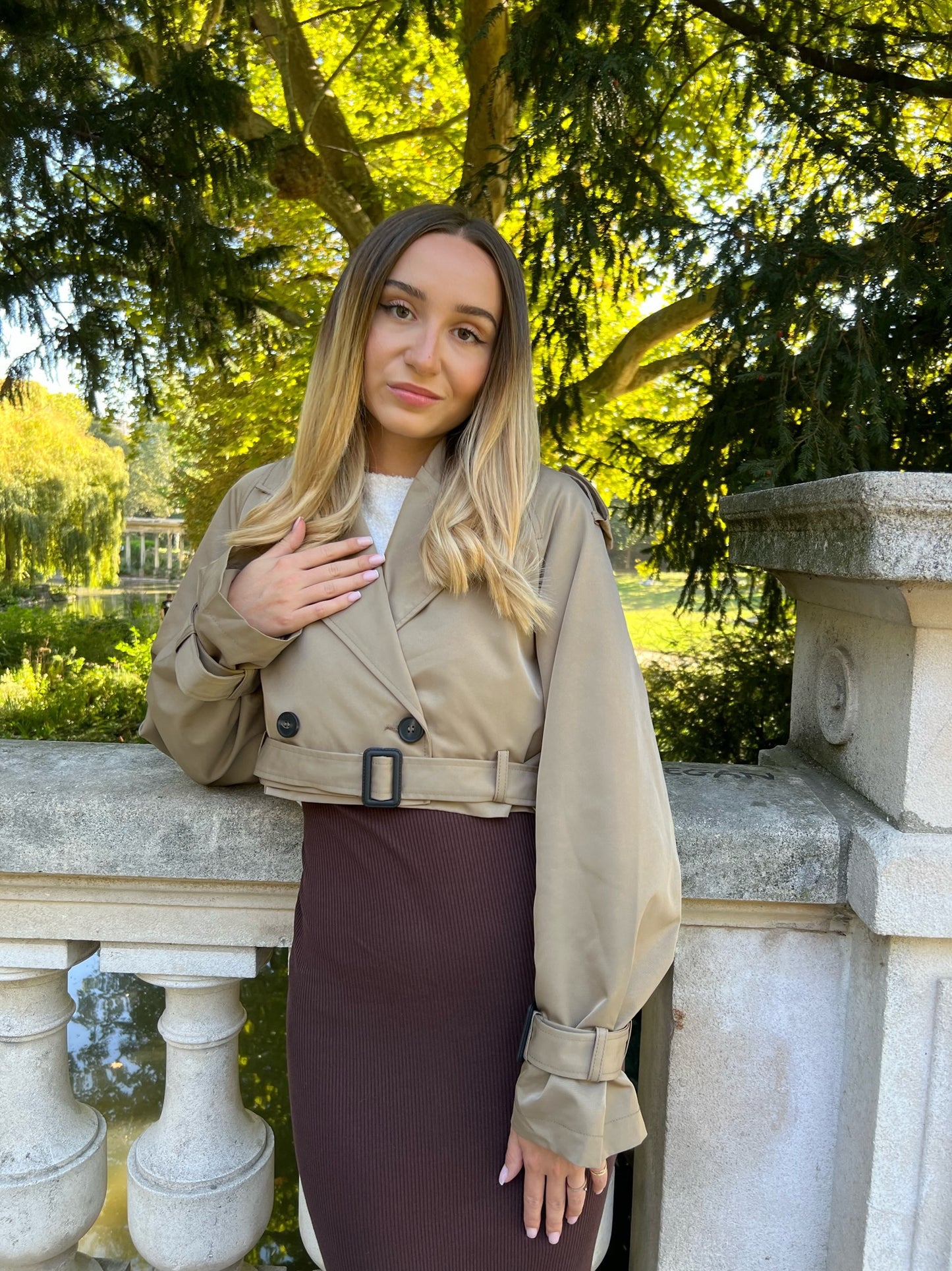 Mini Trench coat oversize