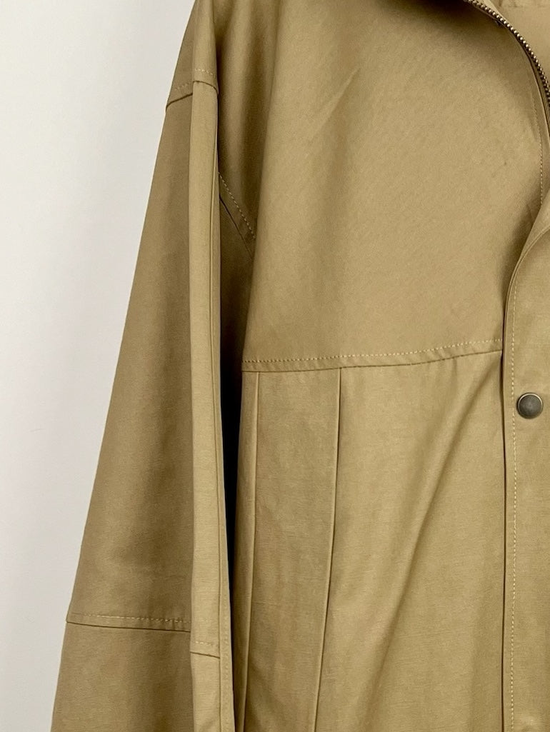 PARKA MI-LONGUE EN COTON MÉLANGÉ