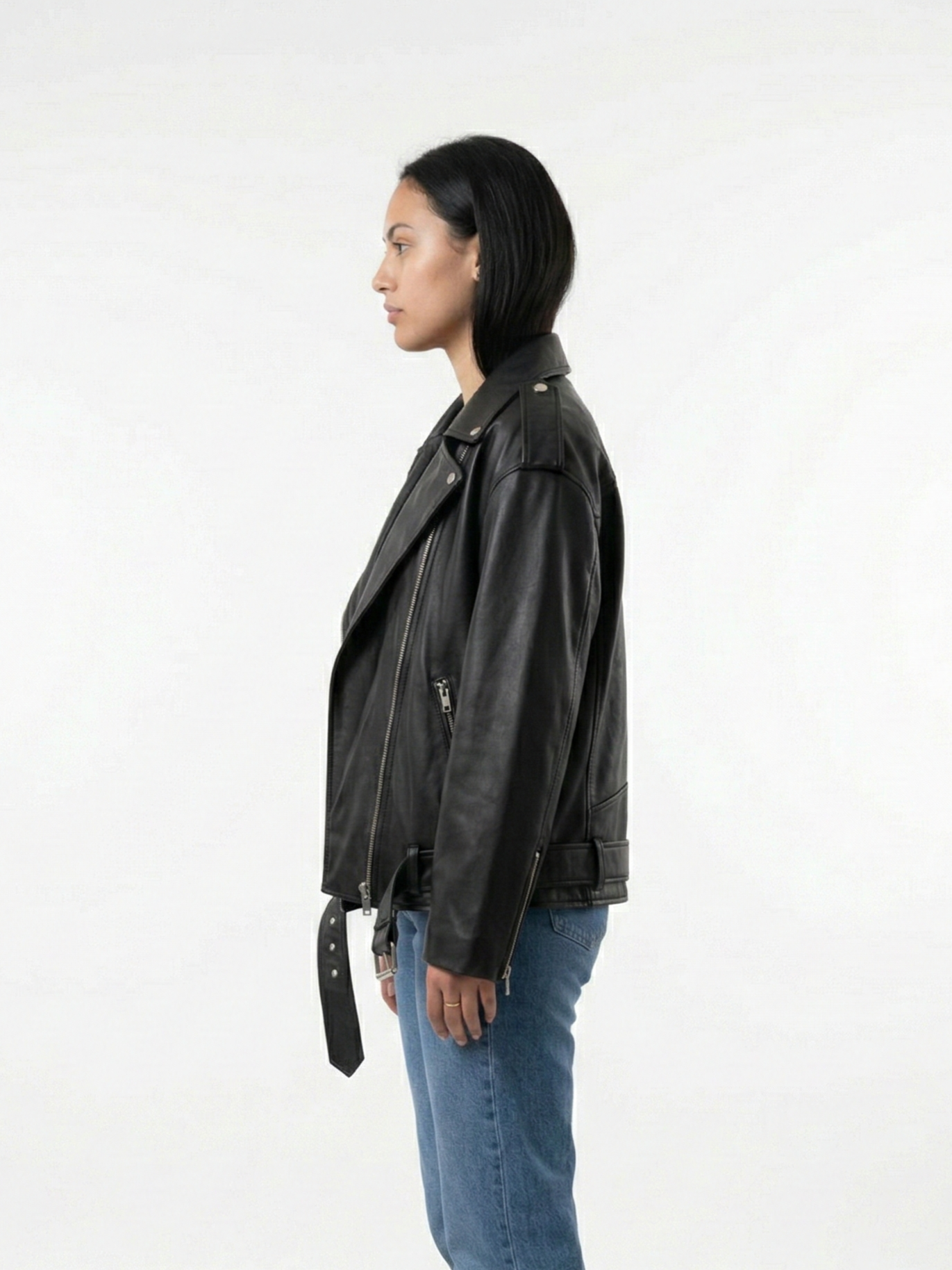 OVERSIZED LEATHERETTE PERFECTO