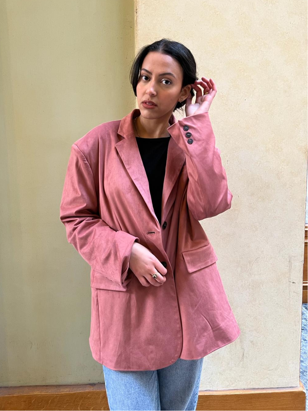 BLAZER EFFET DAIM