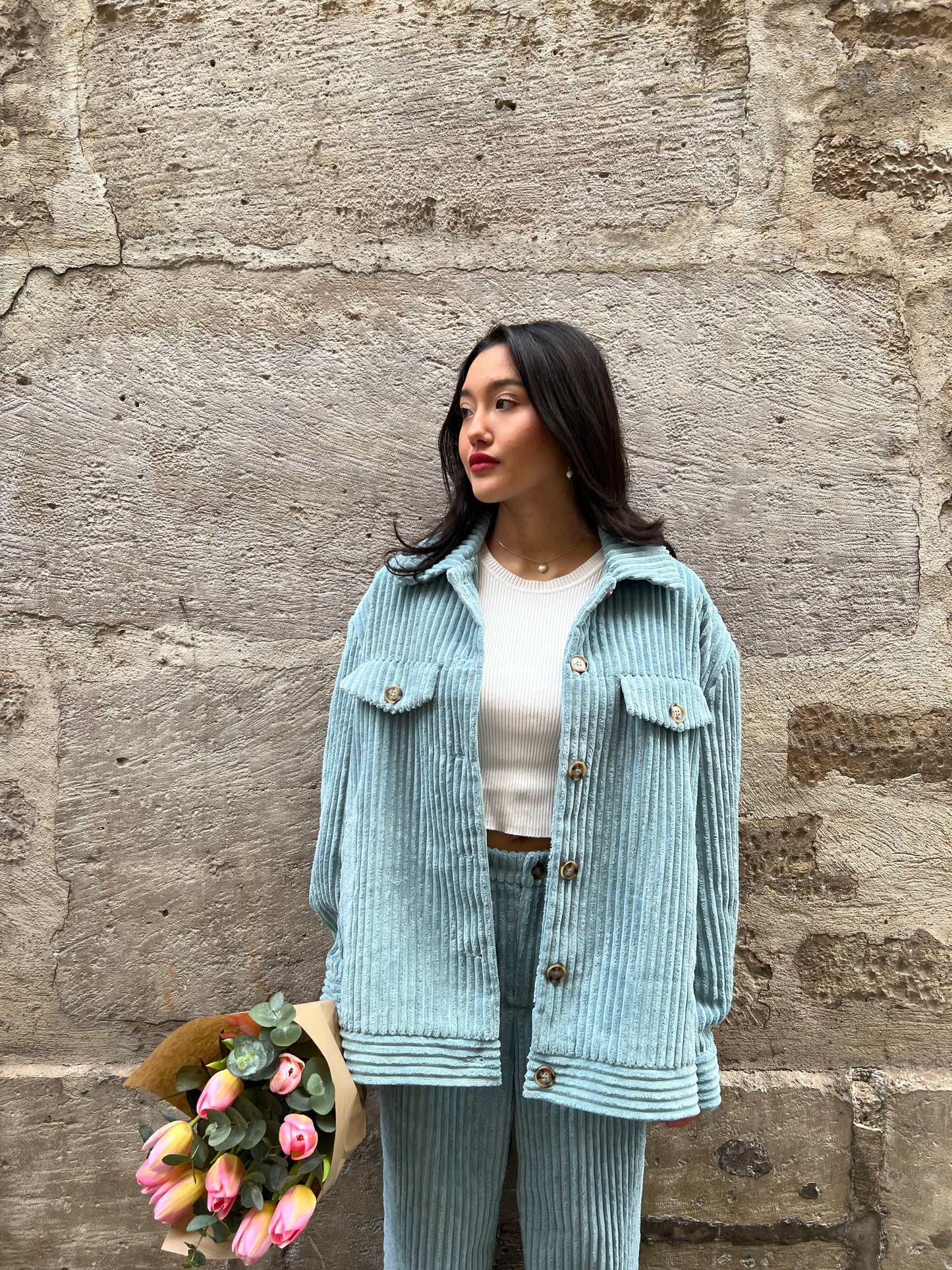 VESTE EN VELOURS COTELÉ