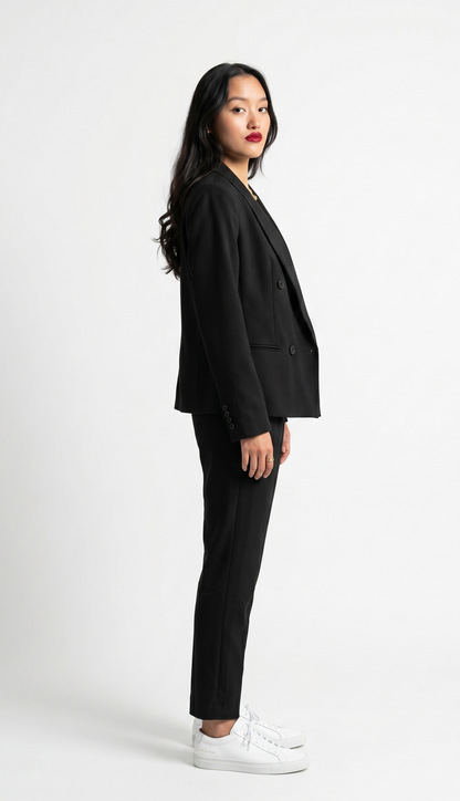 BLAZER À DOUBLE BOUTONNAGE