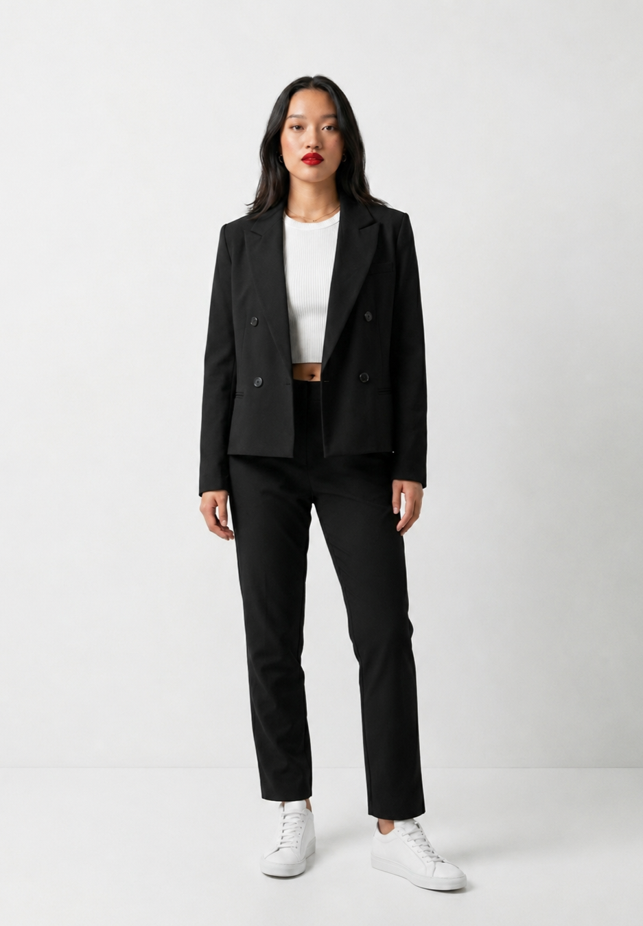 BLAZER À DOUBLE BOUTONNAGE