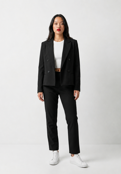BLAZER À DOUBLE BOUTONNAGE