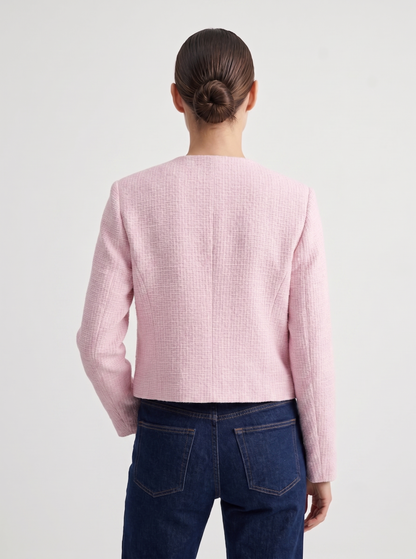 VESTE COURTE EN TWEED