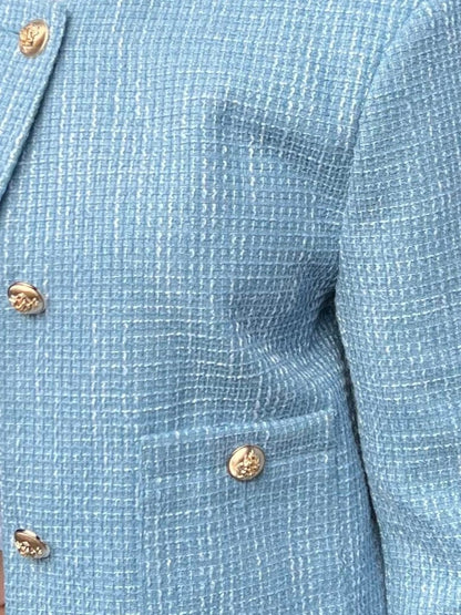 VESTE COURTE EN TWEED