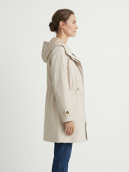 MID-LENGTH HOODED PARKA
