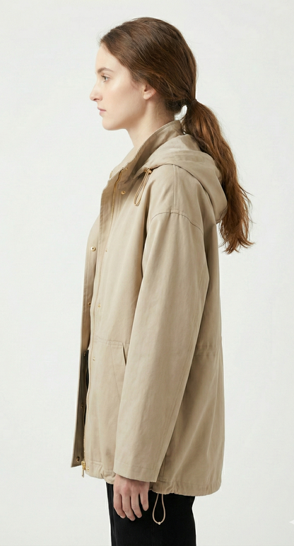 PARKA COURTE À CAPUCHE