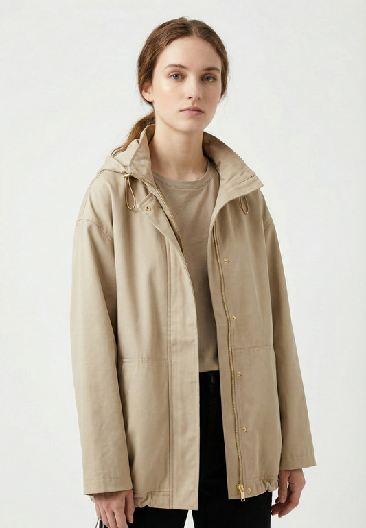 SHORT HOODED PARKA