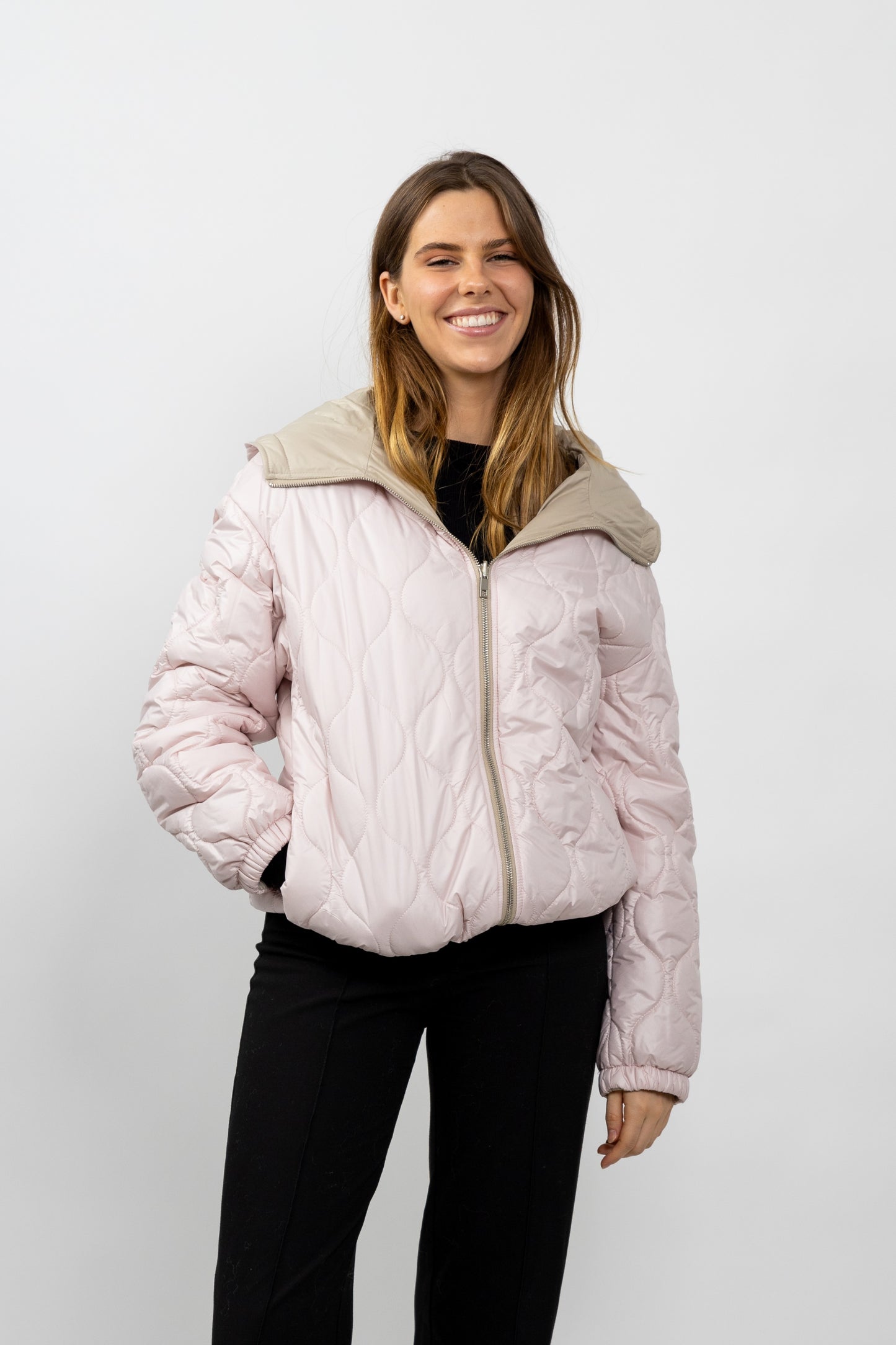 BLOUSON IMPERMÉABLE RÉVERSIBLE À CAPUCHE