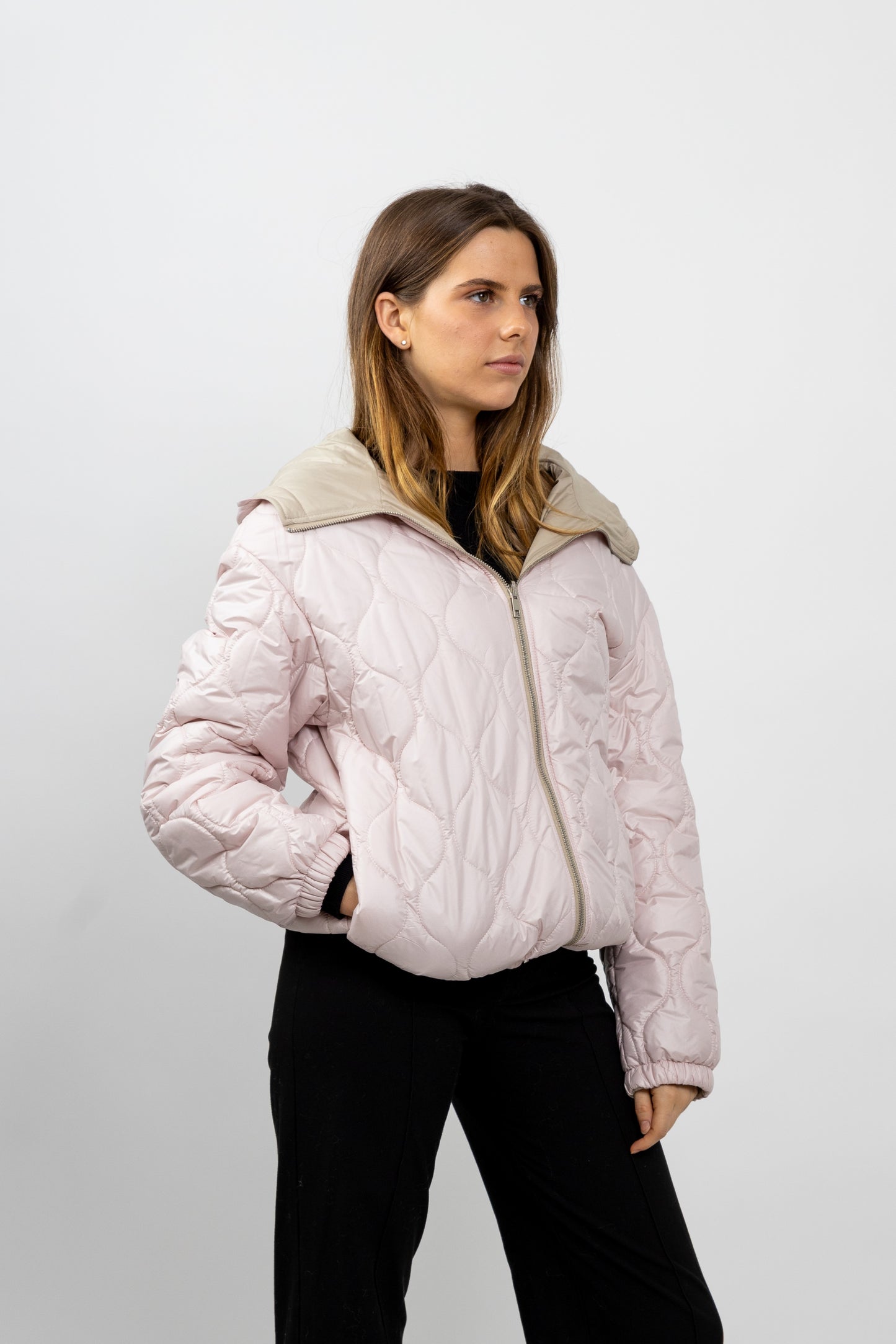 BLOUSON IMPERMÉABLE RÉVERSIBLE À CAPUCHE