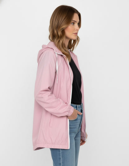 BLOUSON IMPERMÉABLE À CAPUCHE