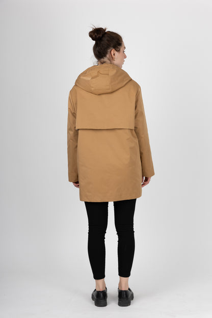 PARKA MI-LONGUE A CAPUCHE