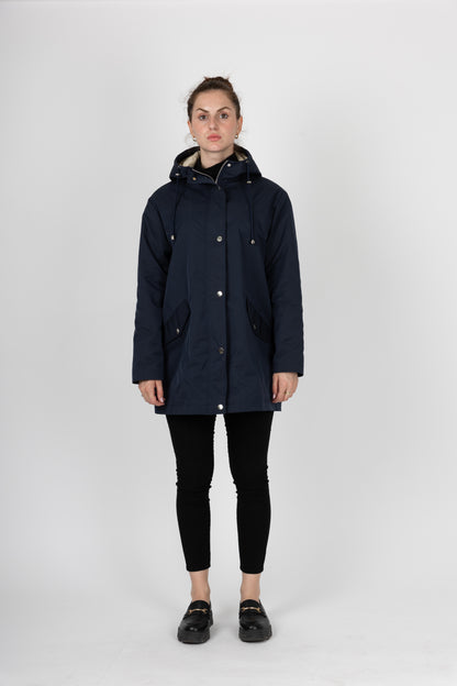PARKA MI-LONGUE A CAPUCHE