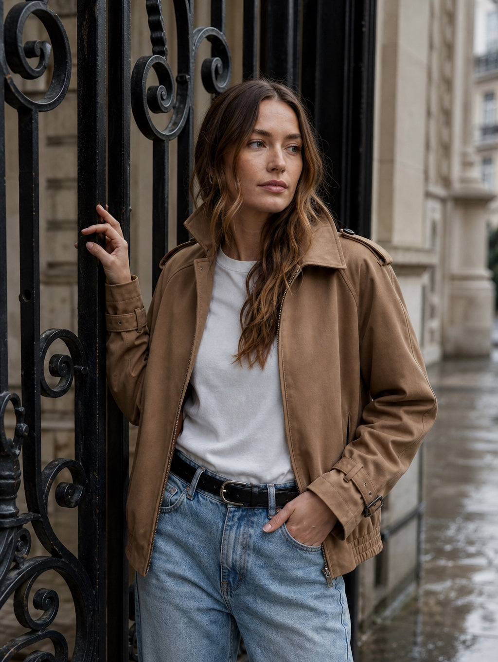 TRENCH DETAIL JACKET