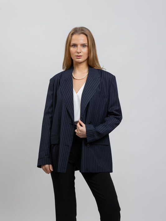 VESTE BLAZER À RAYURES TENNIS