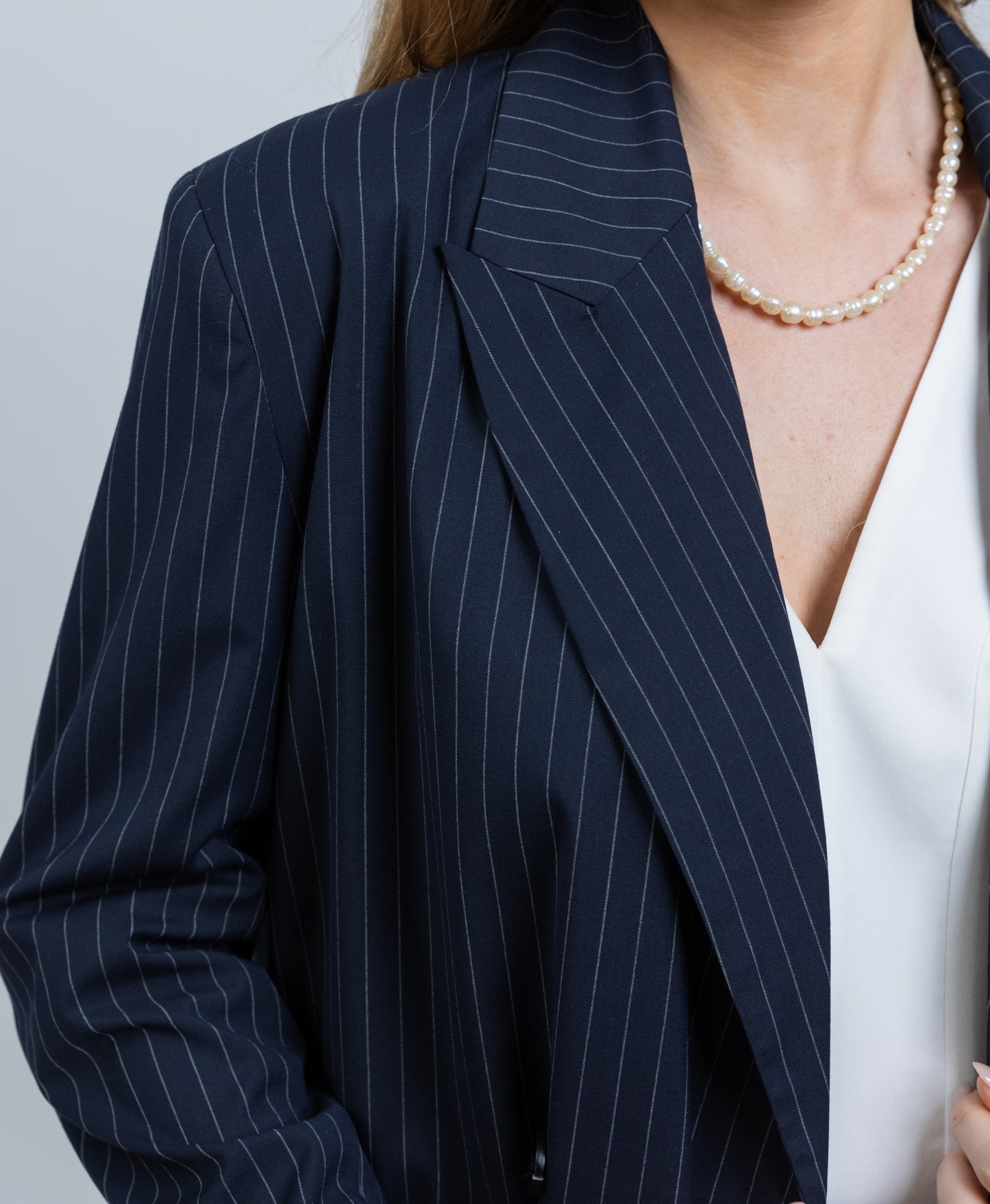 VESTE BLAZER À RAYURES TENNIS