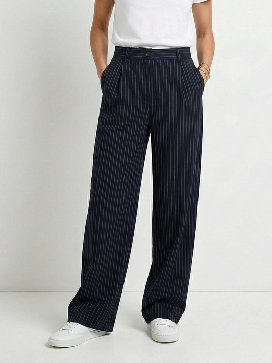 TENNIS STRIPED SUIT PANTS