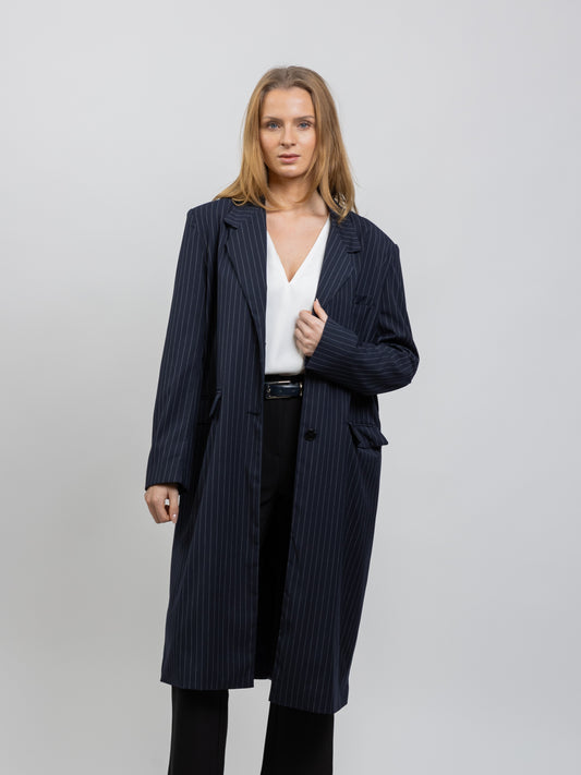 MANTEAU LONG STYLE BLAZER