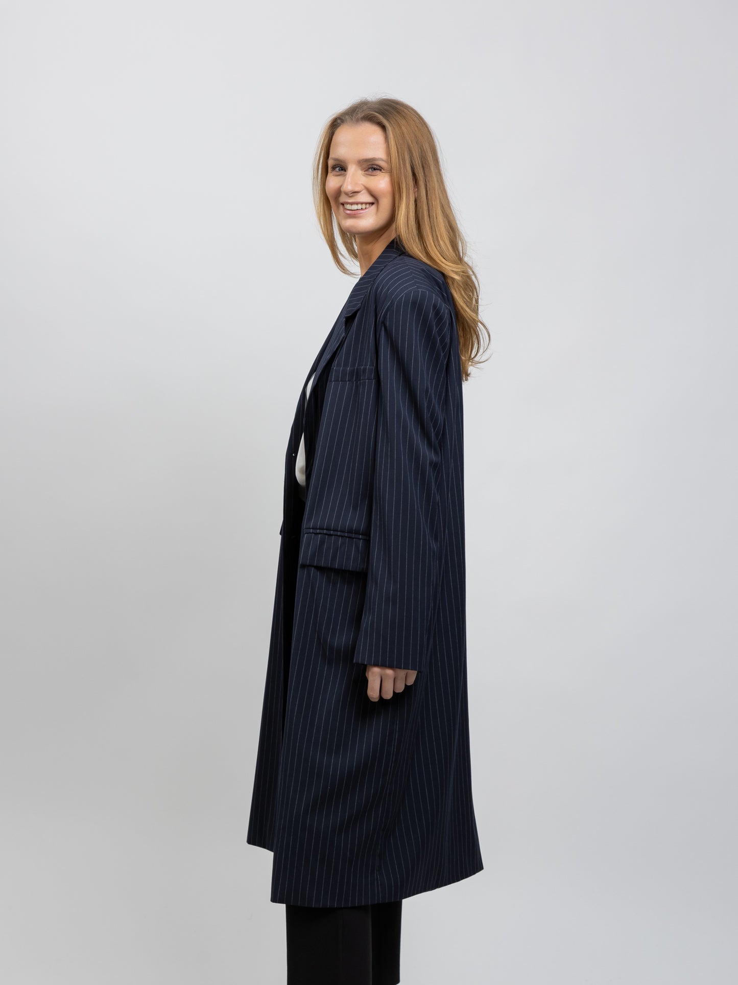 MANTEAU LONG STYLE BLAZER