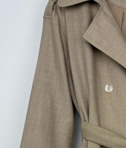 TRENCH EFFET LIN