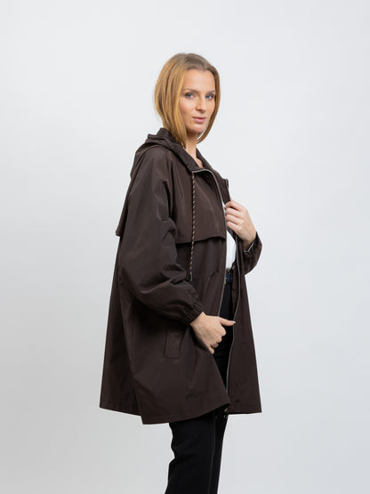 LIGHTWEIGHT PARKA WITH HOOD