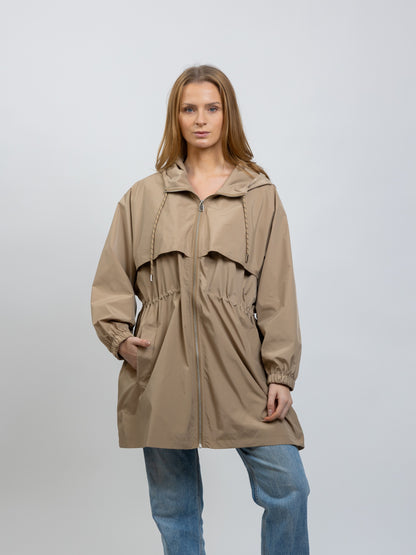 LIGHTWEIGHT PARKA WITH HOOD