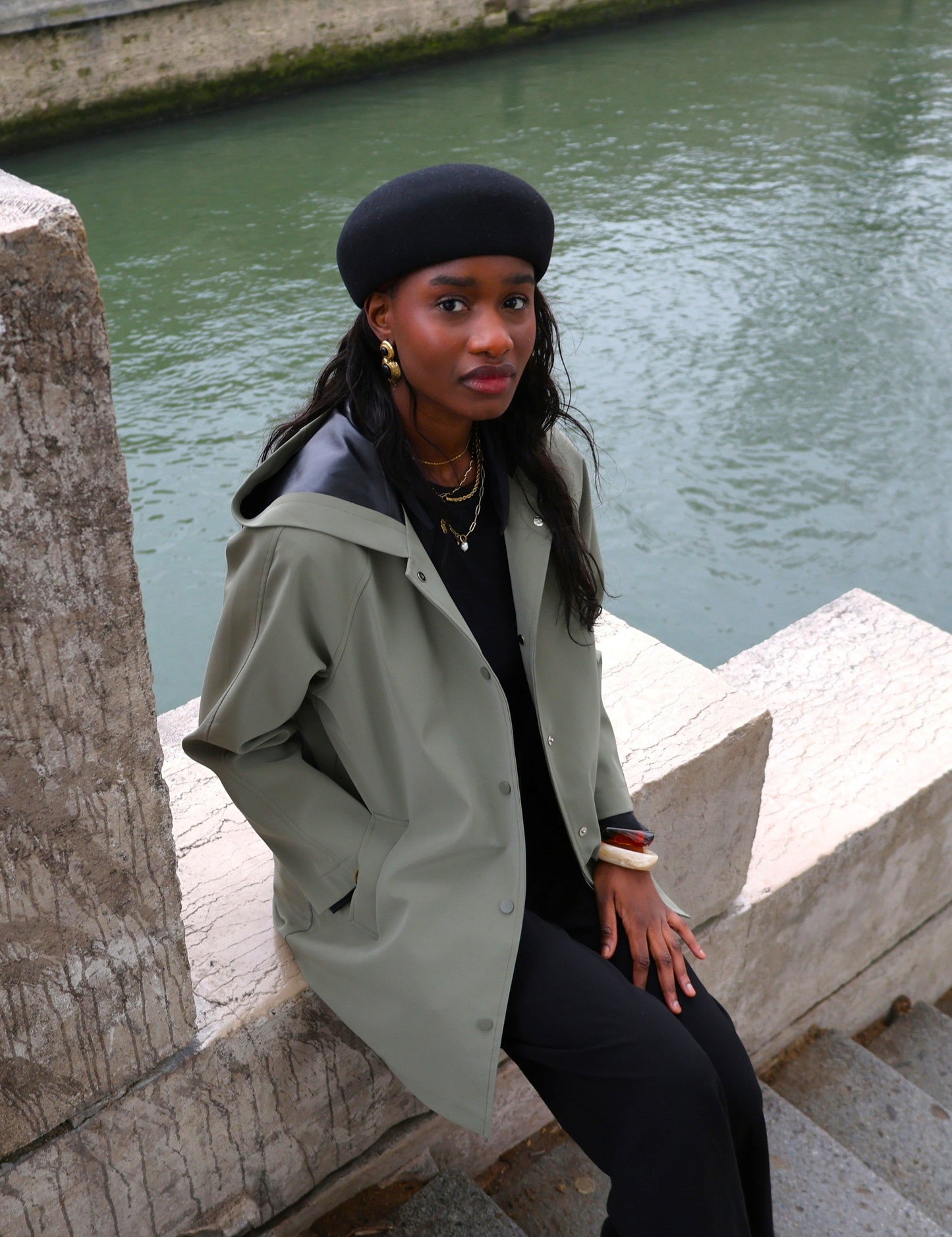 WATERPROOF PARKA WITH HOOD