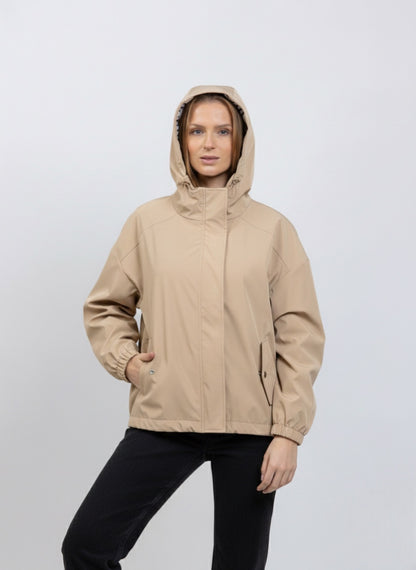 PARKA DE PLUIE À MOTIF RAYURES