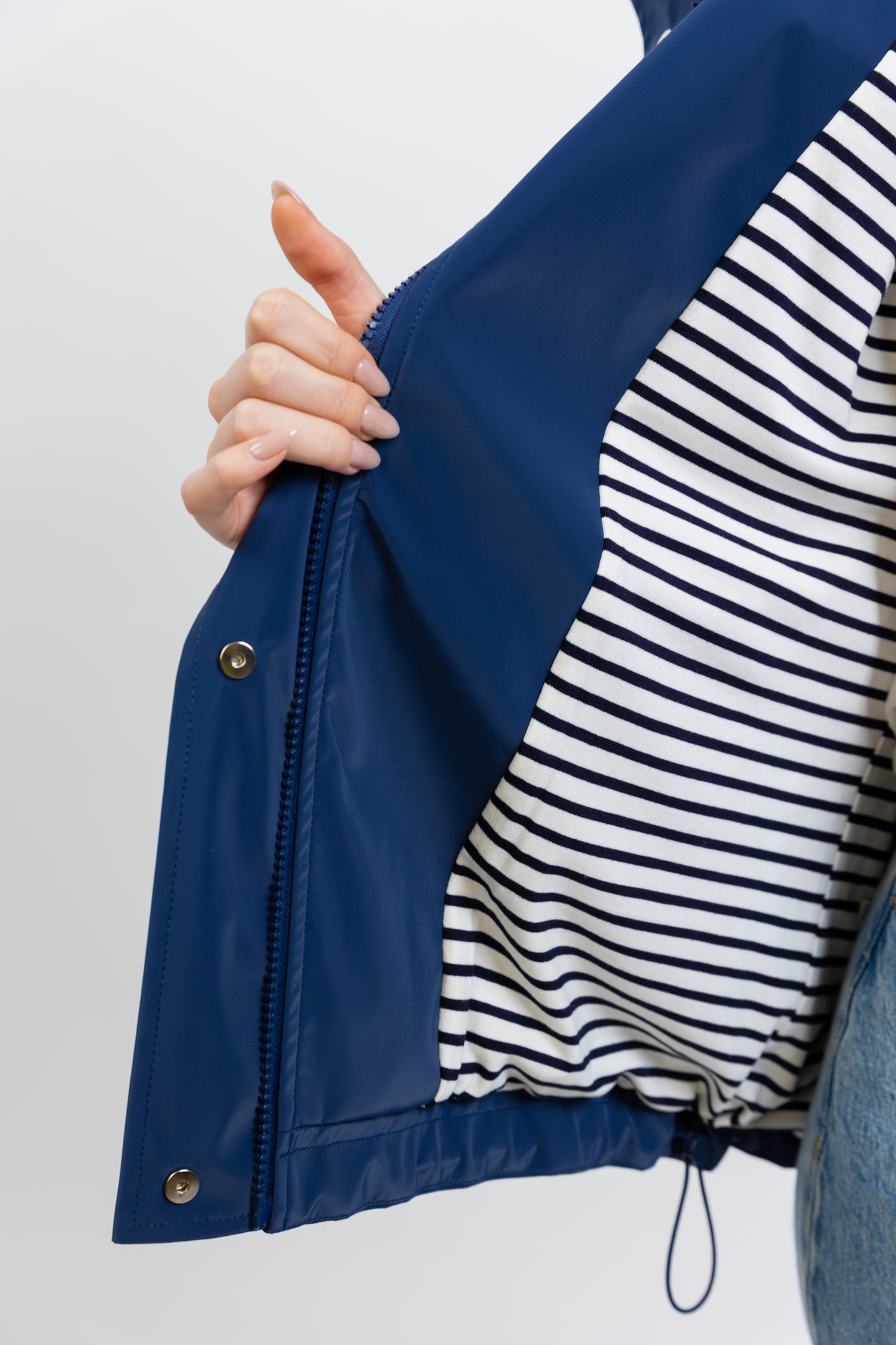 PARKA DE PLUIE À MOTIF RAYURES