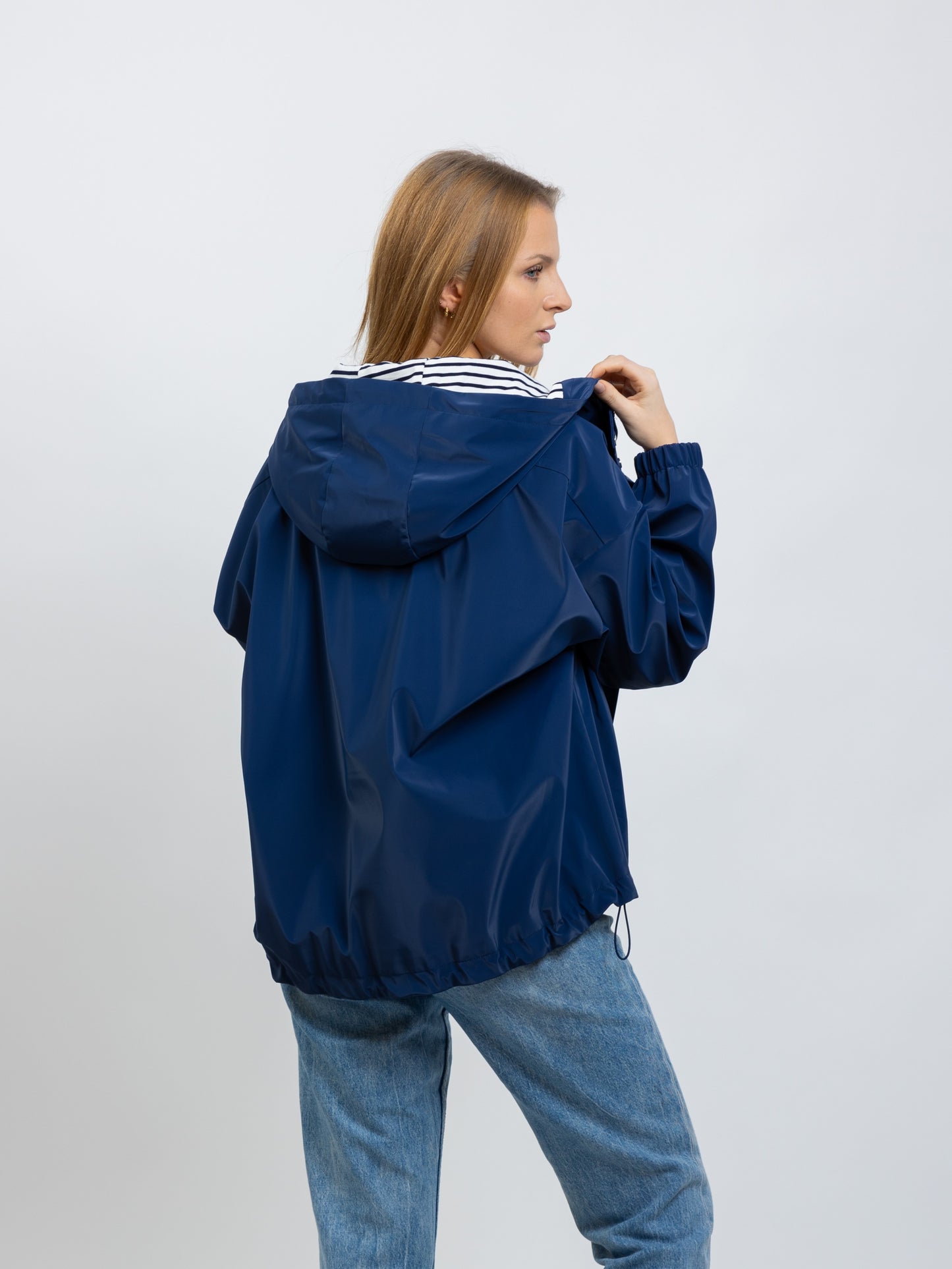 PARKA DE PLUIE À MOTIF RAYURES