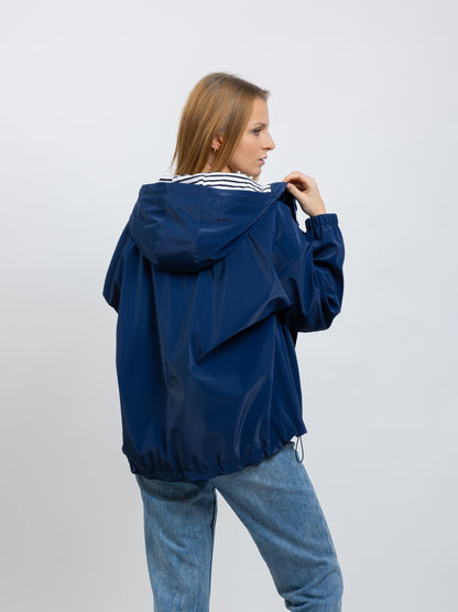 PARKA DE PLUIE À MOTIF RAYURES