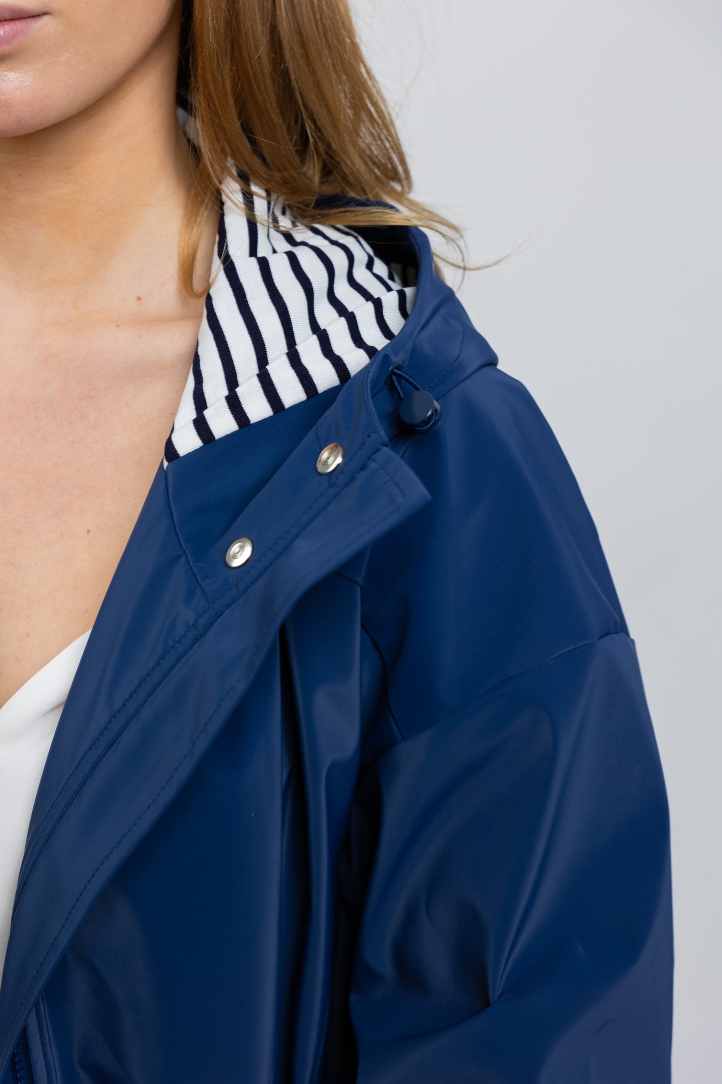 PARKA DE PLUIE À MOTIF RAYURES