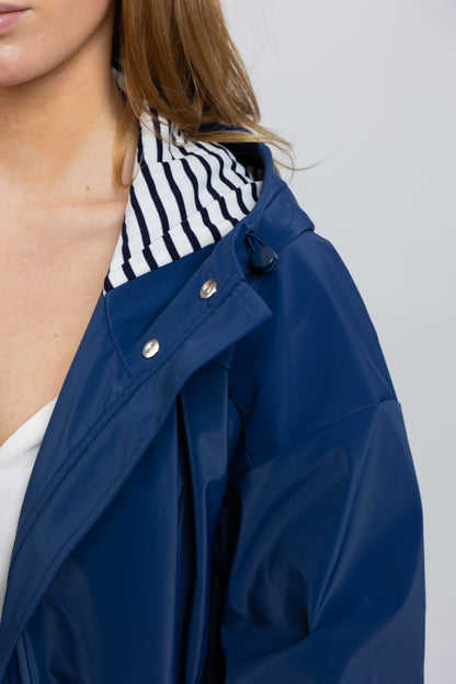 PARKA DE PLUIE À MOTIF RAYURES