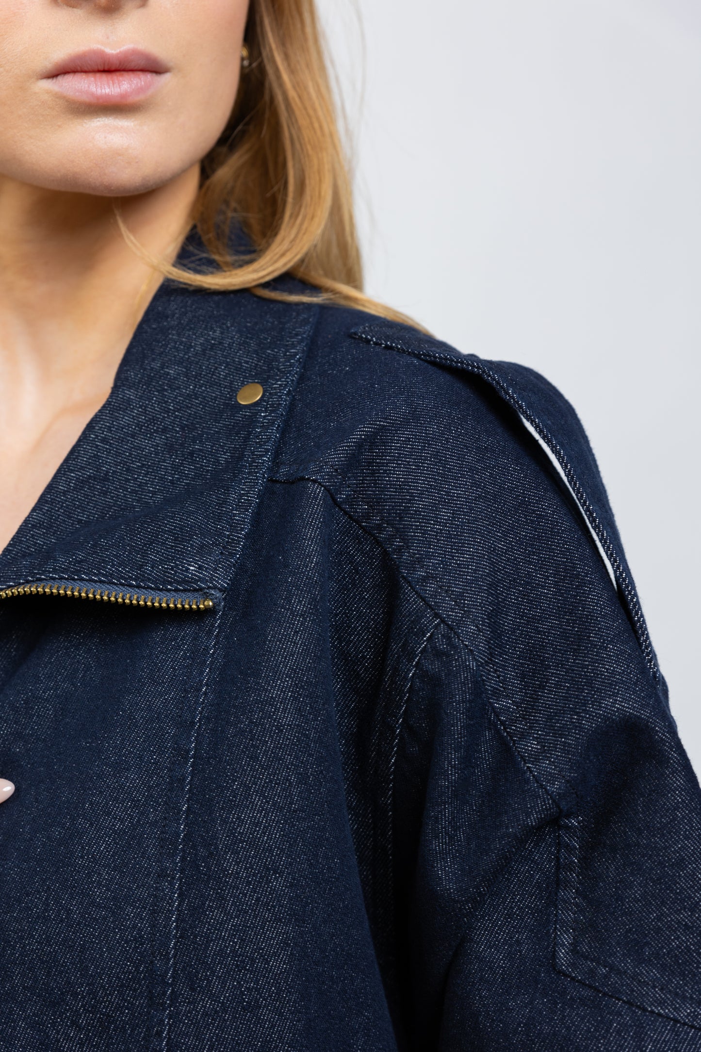BLOUSON EFFET JEAN