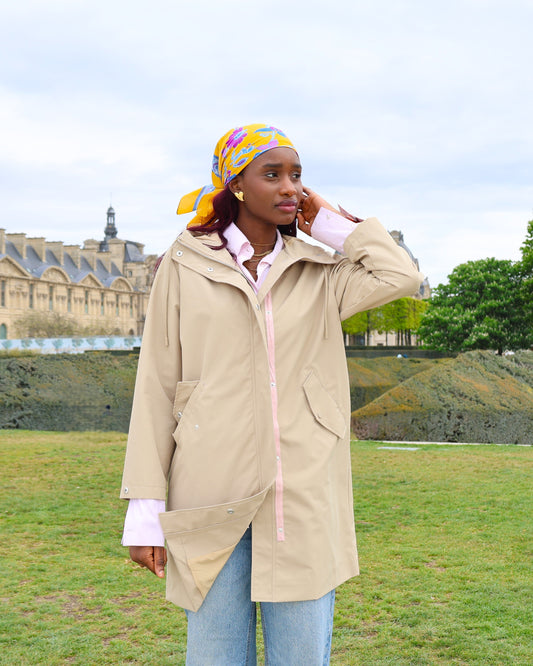 PARKA LONGUE AVEC CAPUCHE